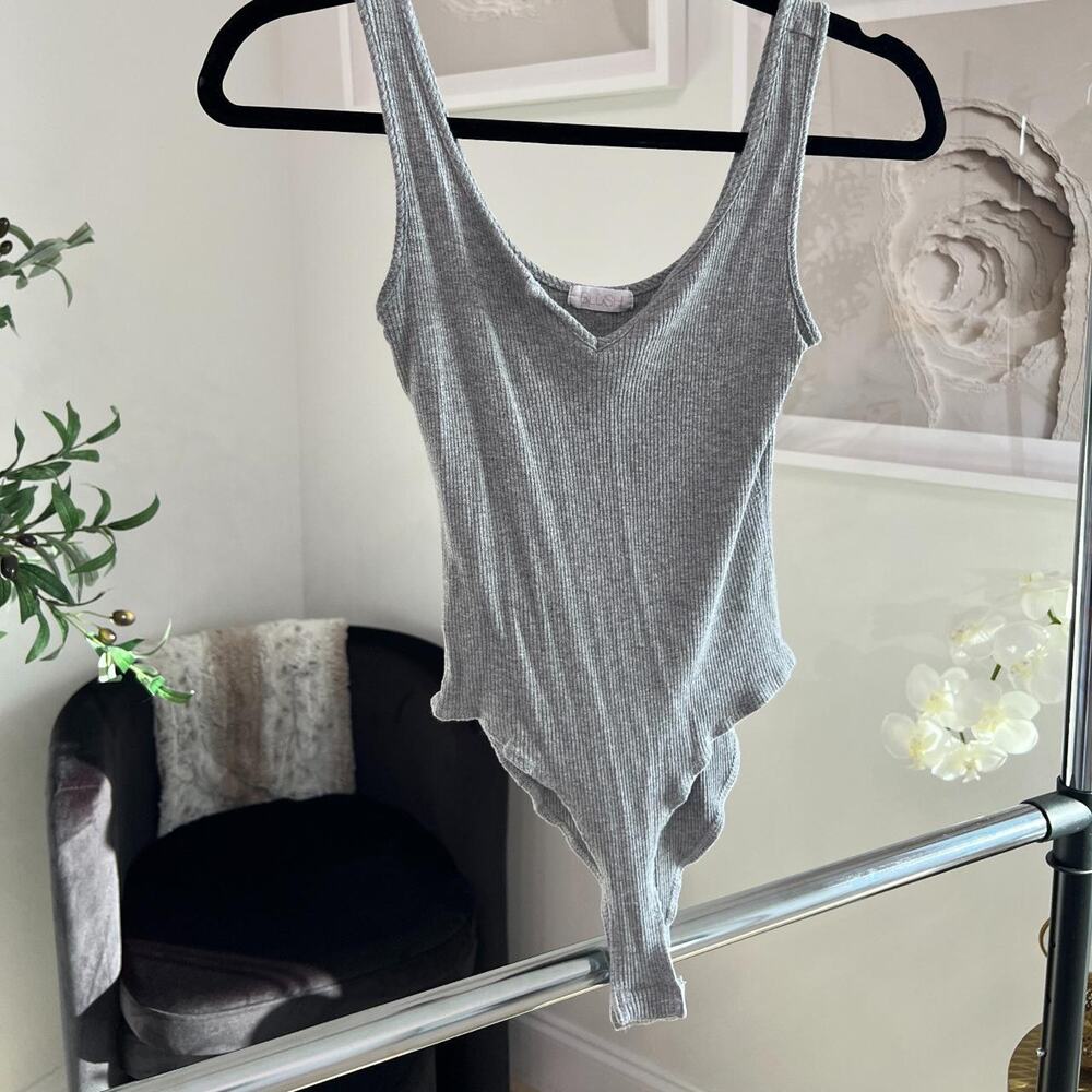 Heather Gray Bodysuit